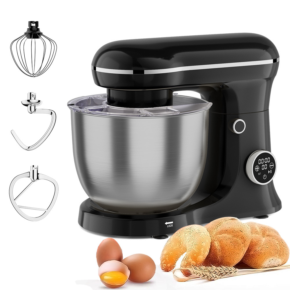 Stand Mixer Bowl - Batedeira Planetária 5L, Amassadeira Elétrica 1500W