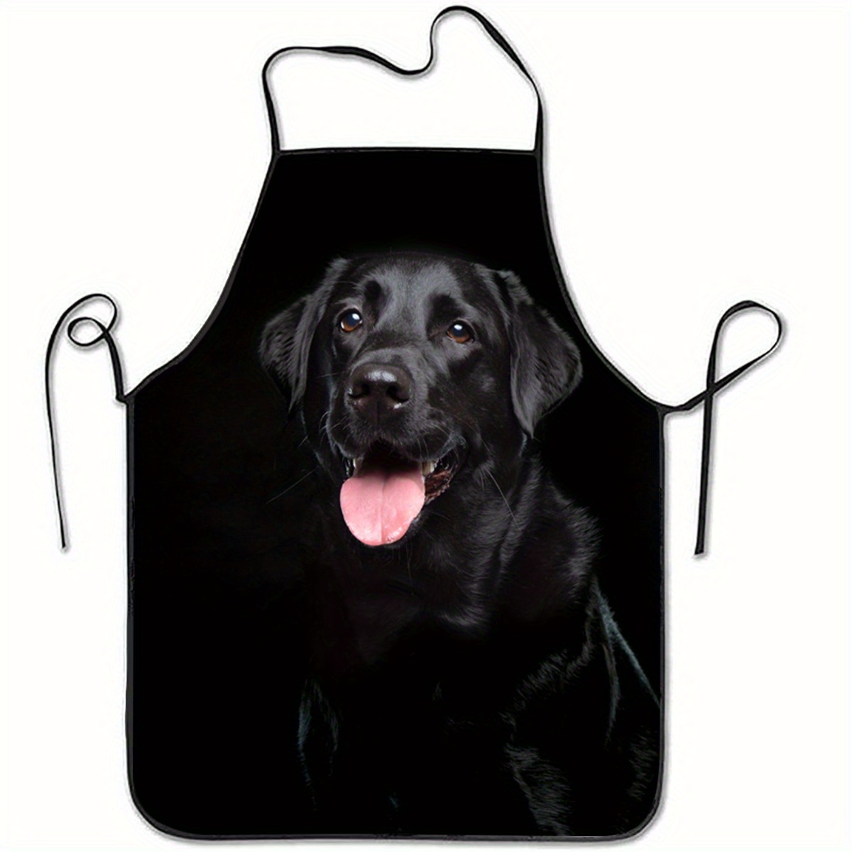 Kitchen Baking Cloth - 1 avental preto com estampa de