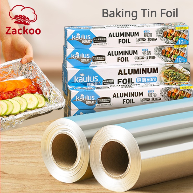 Kitchen Baking Paper - Zackoo 10/20/40m folha de alumínio para