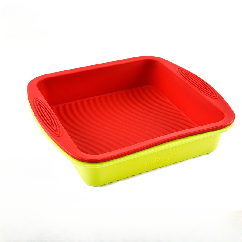 Kitchen Baking Utensils - 1pc silicone quadrado antiaderente assadeira quadrada