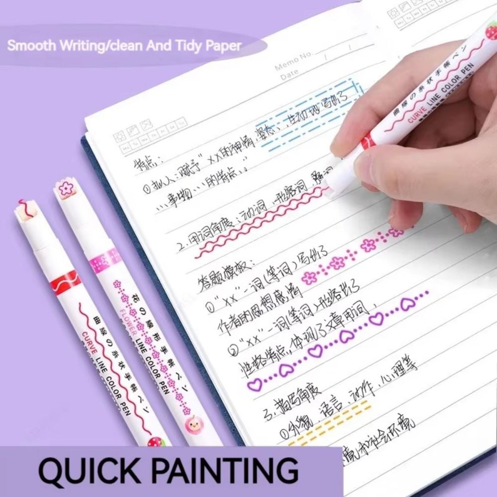 Decorating Tip Set - Conjunto de 6 Canetas Criativas em