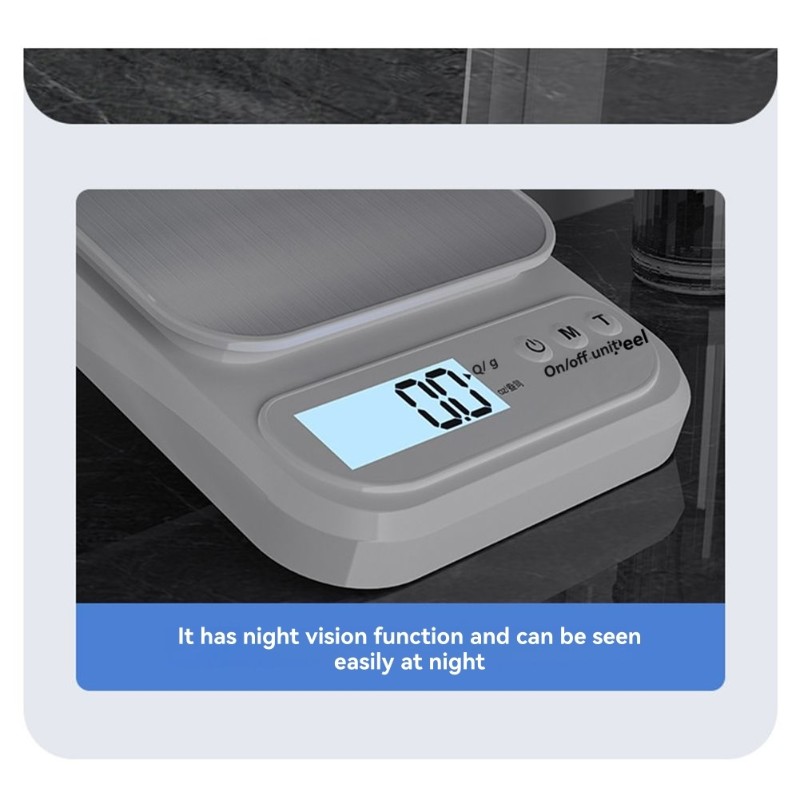 Kitchen Scale Precise - 【ESSENTIALS】Balança Digital para Cozinha e Culinária