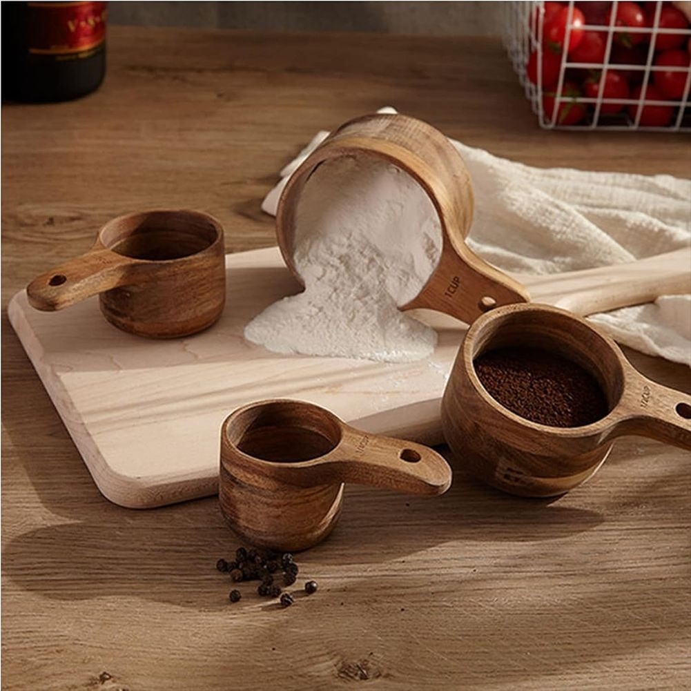 Baking (Kitchen Ingredient) - Conjunto de 4 Colheres Medidoras para