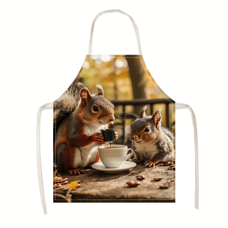 Kitchen Baking Ideas - Avental de Linho com Estampa de