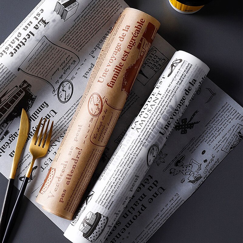 Kitchen Baking Paper - Rolo de papel absorvente de óleo