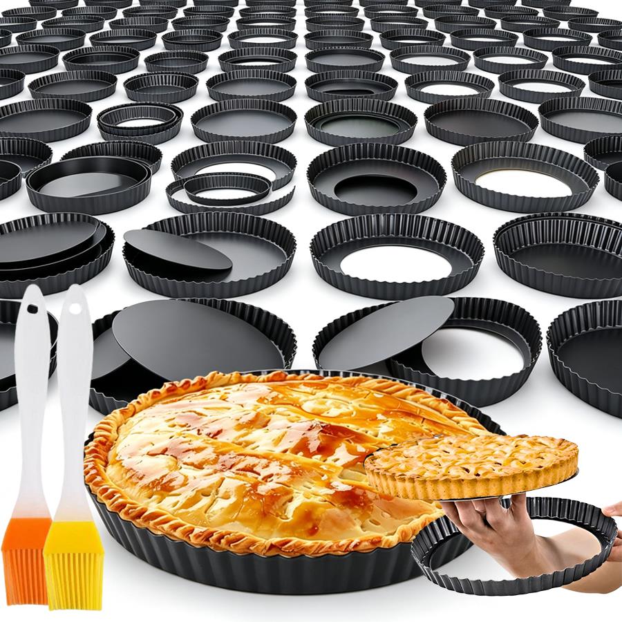 Tart Pan Loose - Conjunto de 2 Formas para Torta