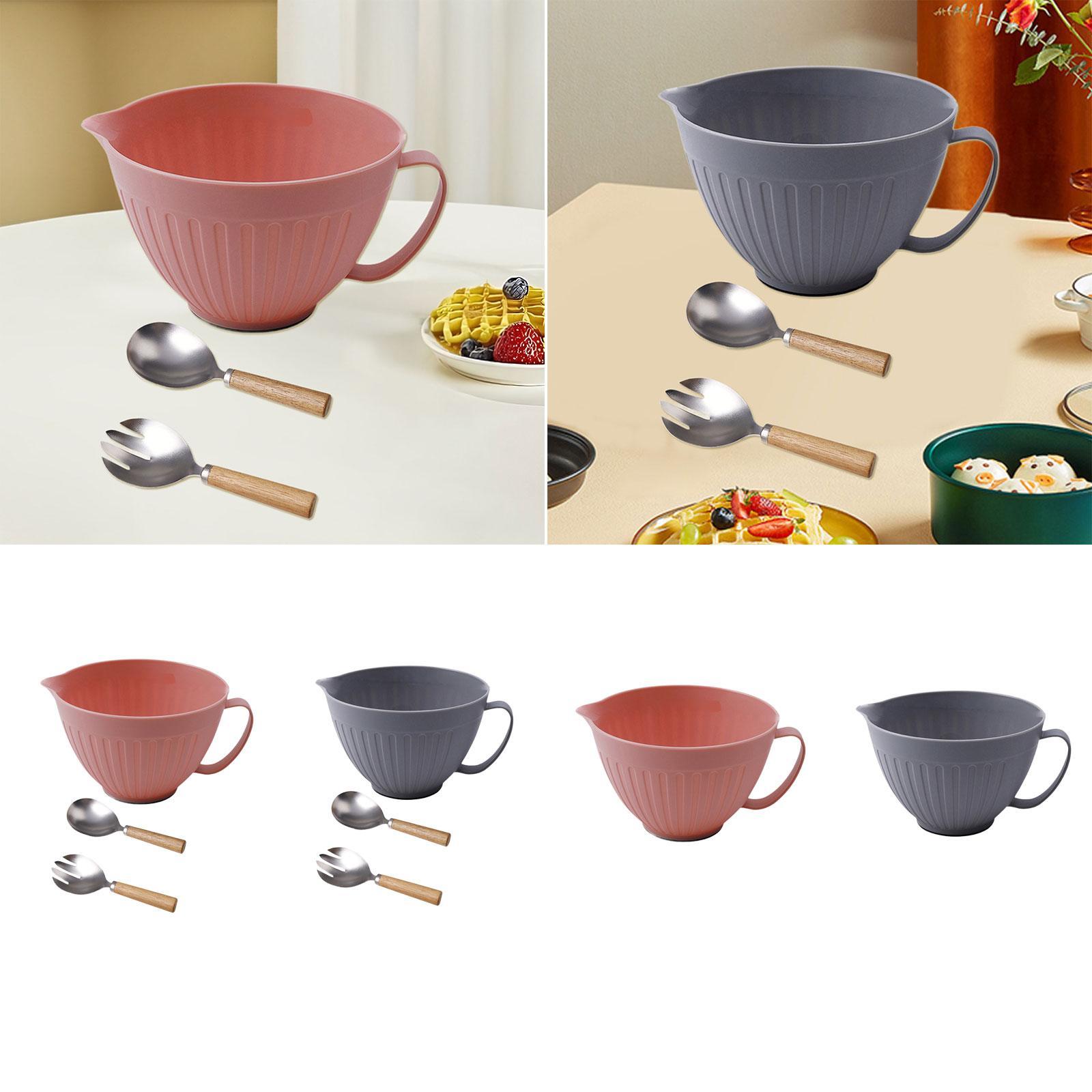 Kitchen Baking Bowls - Tigela de mistura com bico, acessório