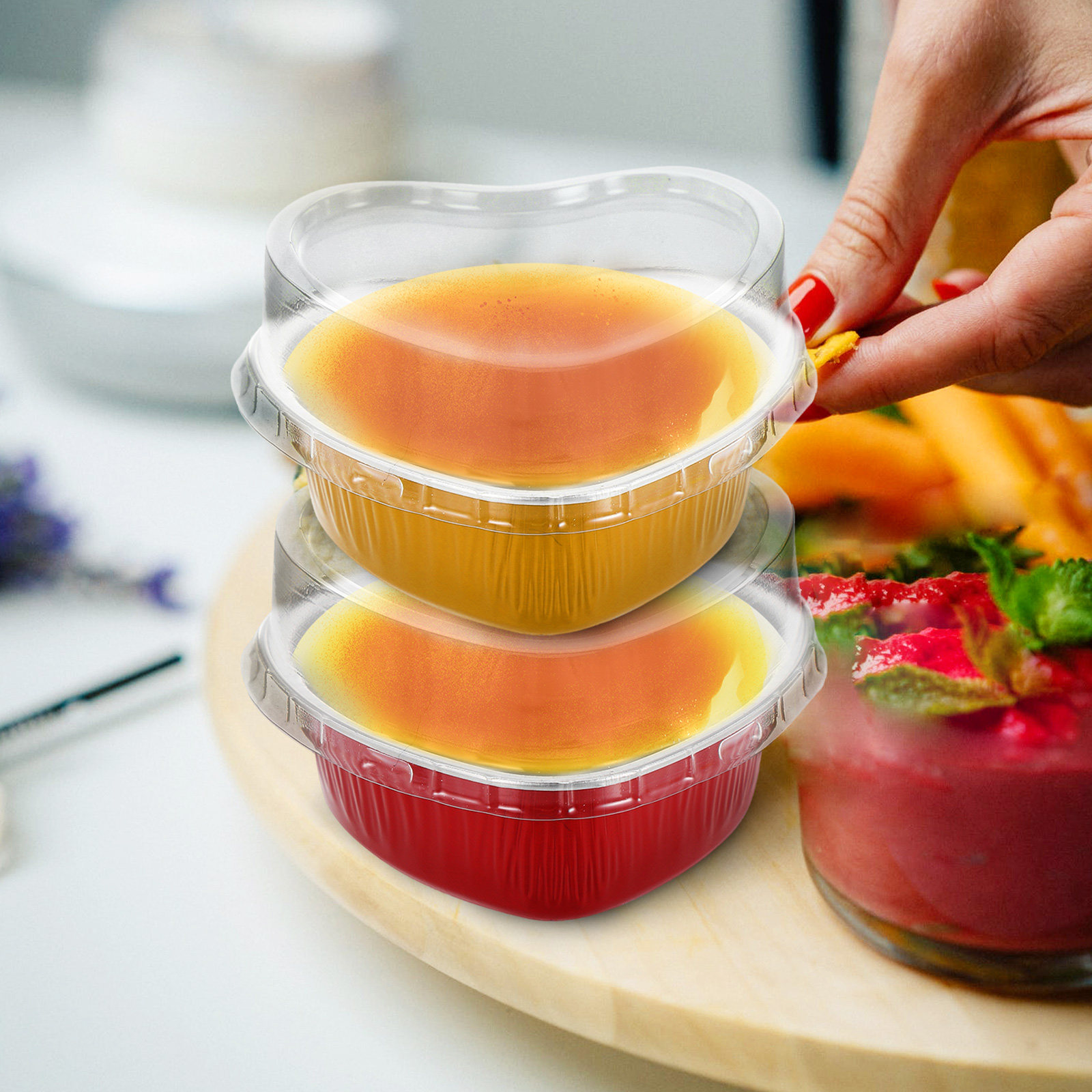 Kitchen Baking Bowls - 20 Conjuntos de Formas de Bolo