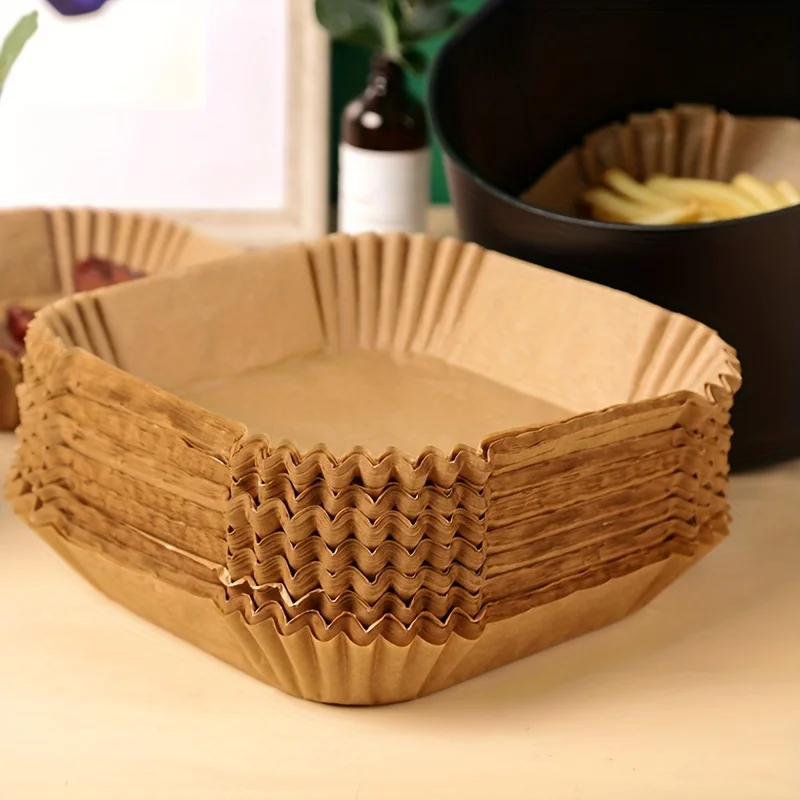 Kitchen Baking Paper - 30/50 pacote fritadeira de ar papel