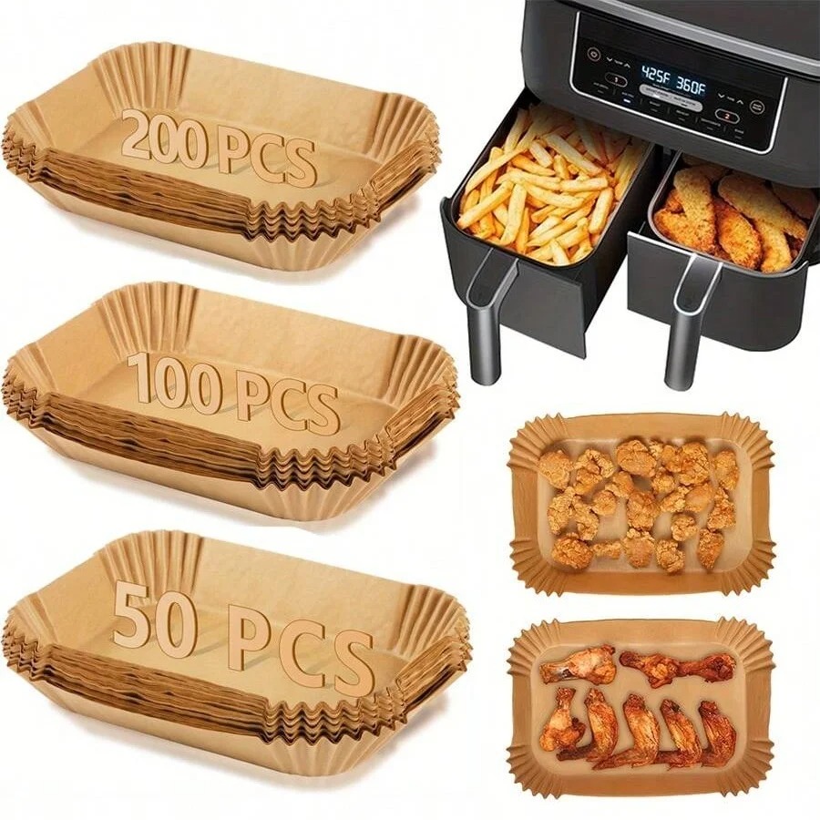 Kitchen Baking Paper - Forros de Papel para Fritadeira a