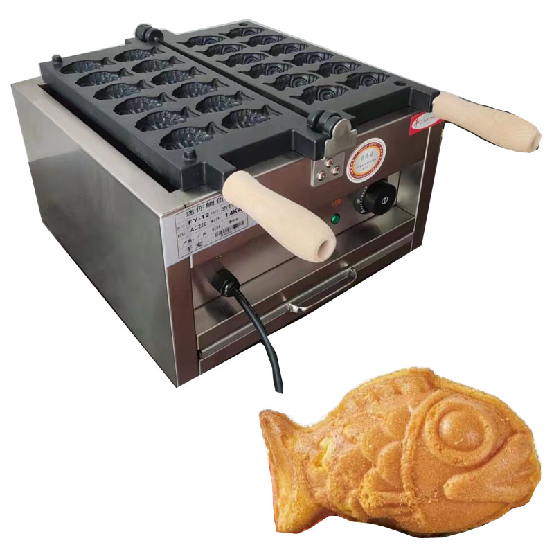 Kitchen Baking Machine - 12pçs mini máquina de fazer taiyaki