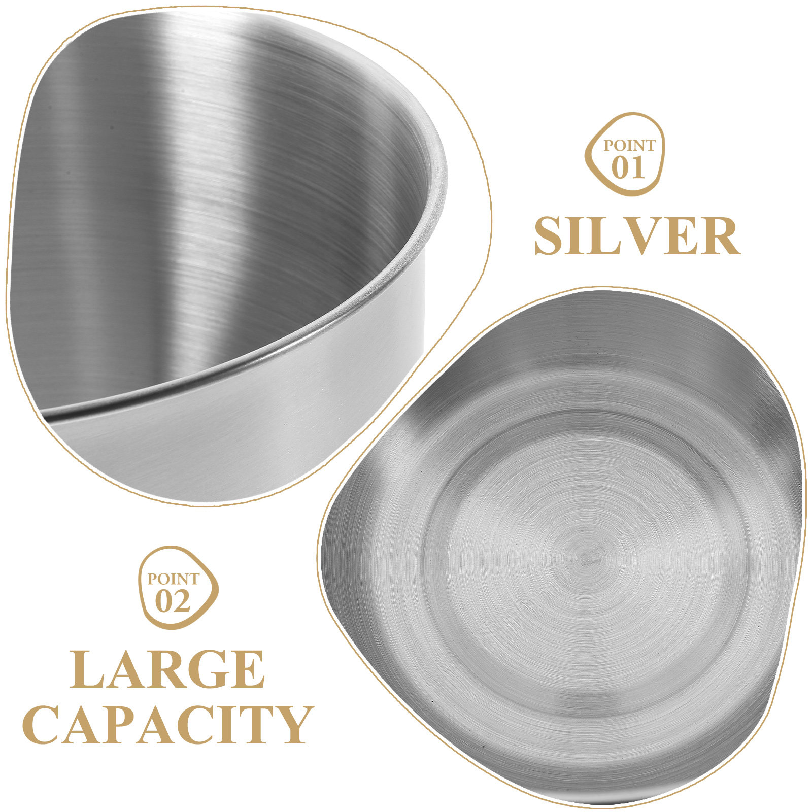 Tigela de Aço Inoxidável Gross - Kitchen Baking Bowls avaliação e preço