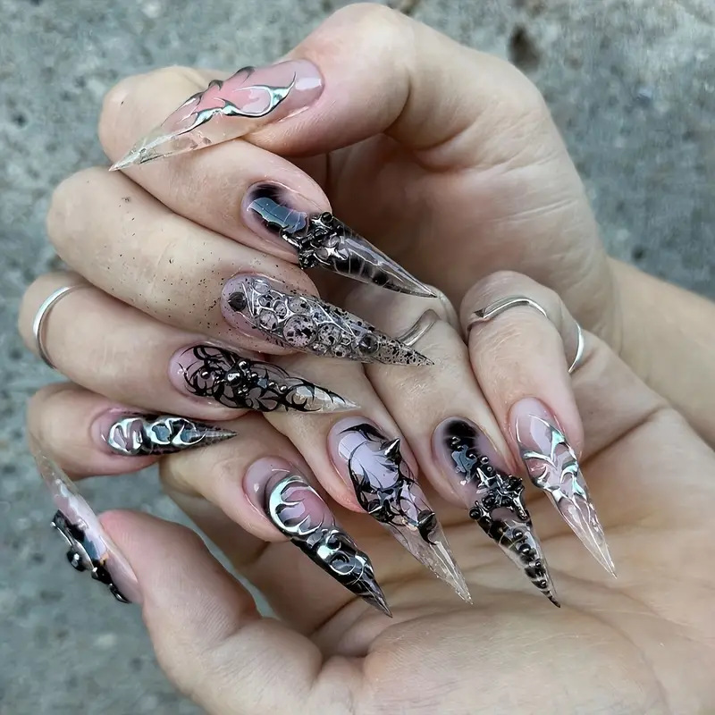 Conjunto de 24 Unhas Postiças  - Decorating Tip Set avaliação e preço
