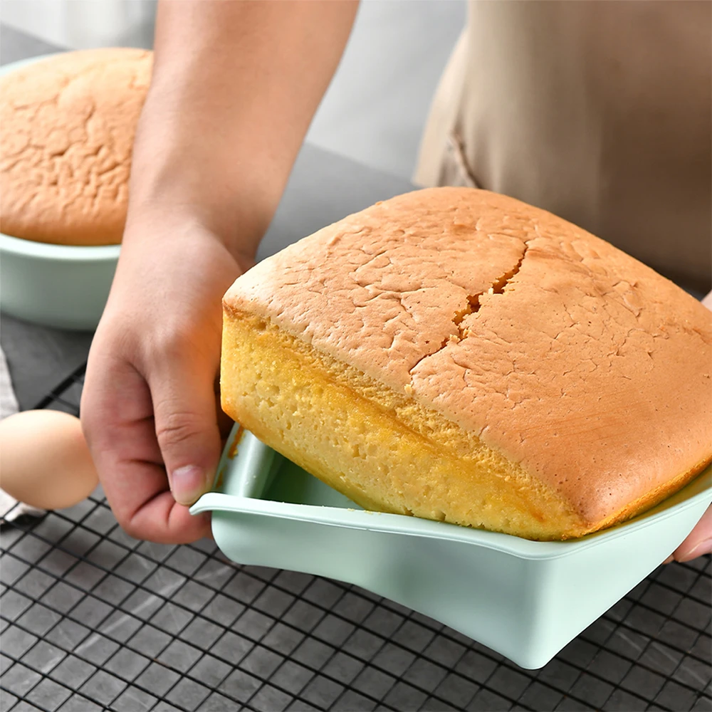 Molde de bolo quadrado de sili - Kitchen Baking Utensils avaliação e preço