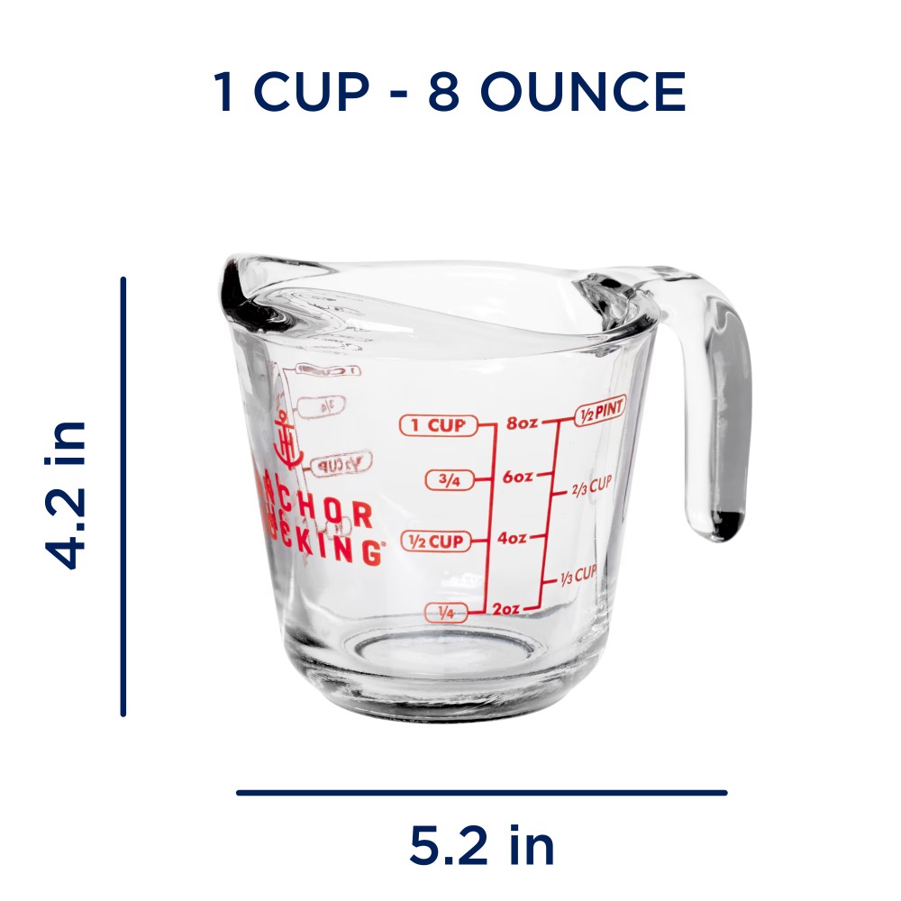 Conjunto de 2 Copos Medidores  - Kitchen And Baking avaliação e preço