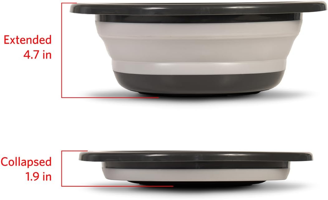 Tigela Grande Dobrável de 5,5L - Kitchen Baking Bowls avaliação e preço