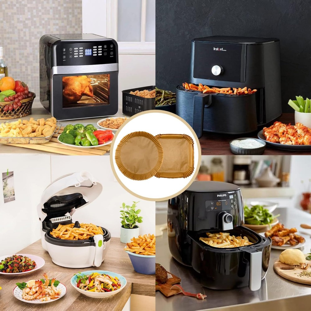50/100 pces fritadeira de ar p - Kitchen Baking Paper avaliação e preço