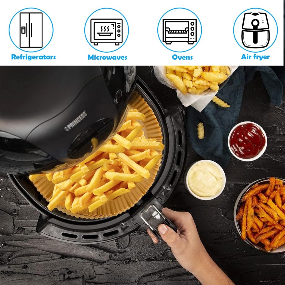 50/100 pces fritadeira de ar p - Kitchen Baking Paper avaliação e preço
