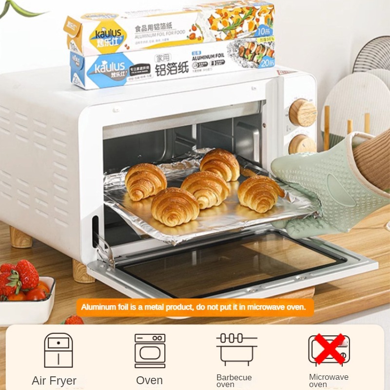 Zackoo 10/20/40m folha de alum - Kitchen Baking Paper avaliação e preço