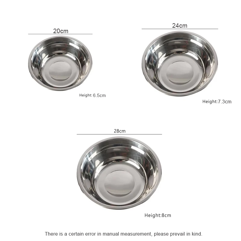 Aço inoxidável redondo engross - Kitchen Baking Bowls avaliação e preço