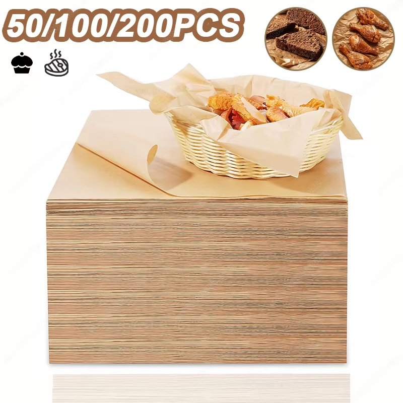 50/100/200 pçs papel de cozime - Kitchen Baking Paper avaliação e preço