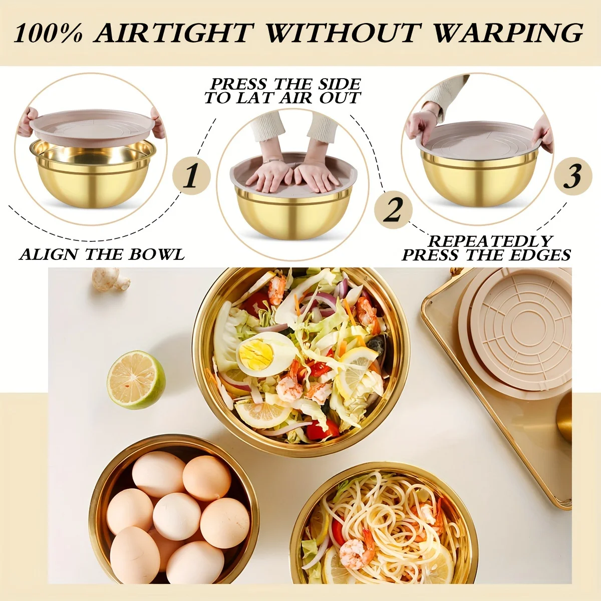 Conjunto de tigela de mistura  - Kitchen Baking Bowls avaliação e preço