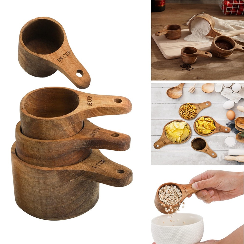 Conjunto de 4 Colheres Medidor - Baking (Kitchen Ingredient) avaliação e preço