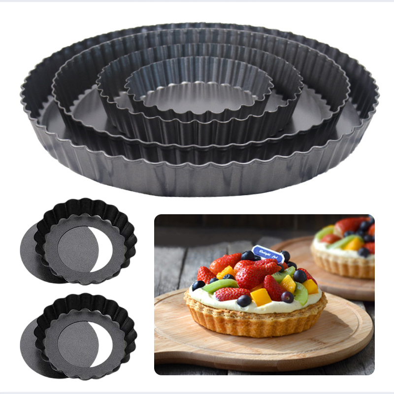 Bandeja de cozimento 4/6/8/9 p - Tart Pan Loose avaliação e preço