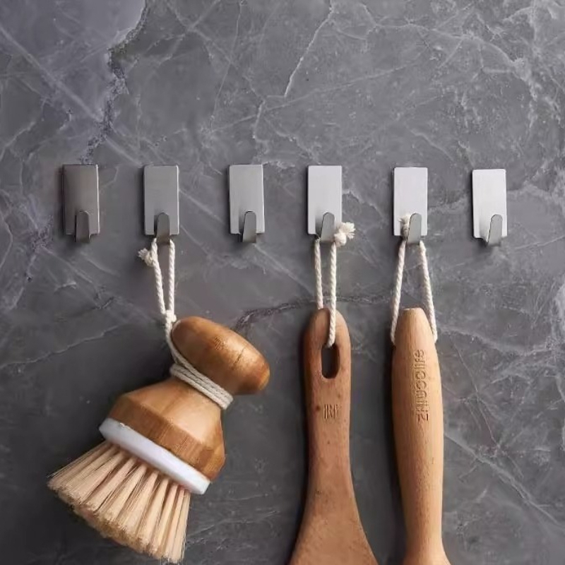 5 Ganchos Adesivos de Aço Inox - Kitchen Baking Gifts avaliação e preço