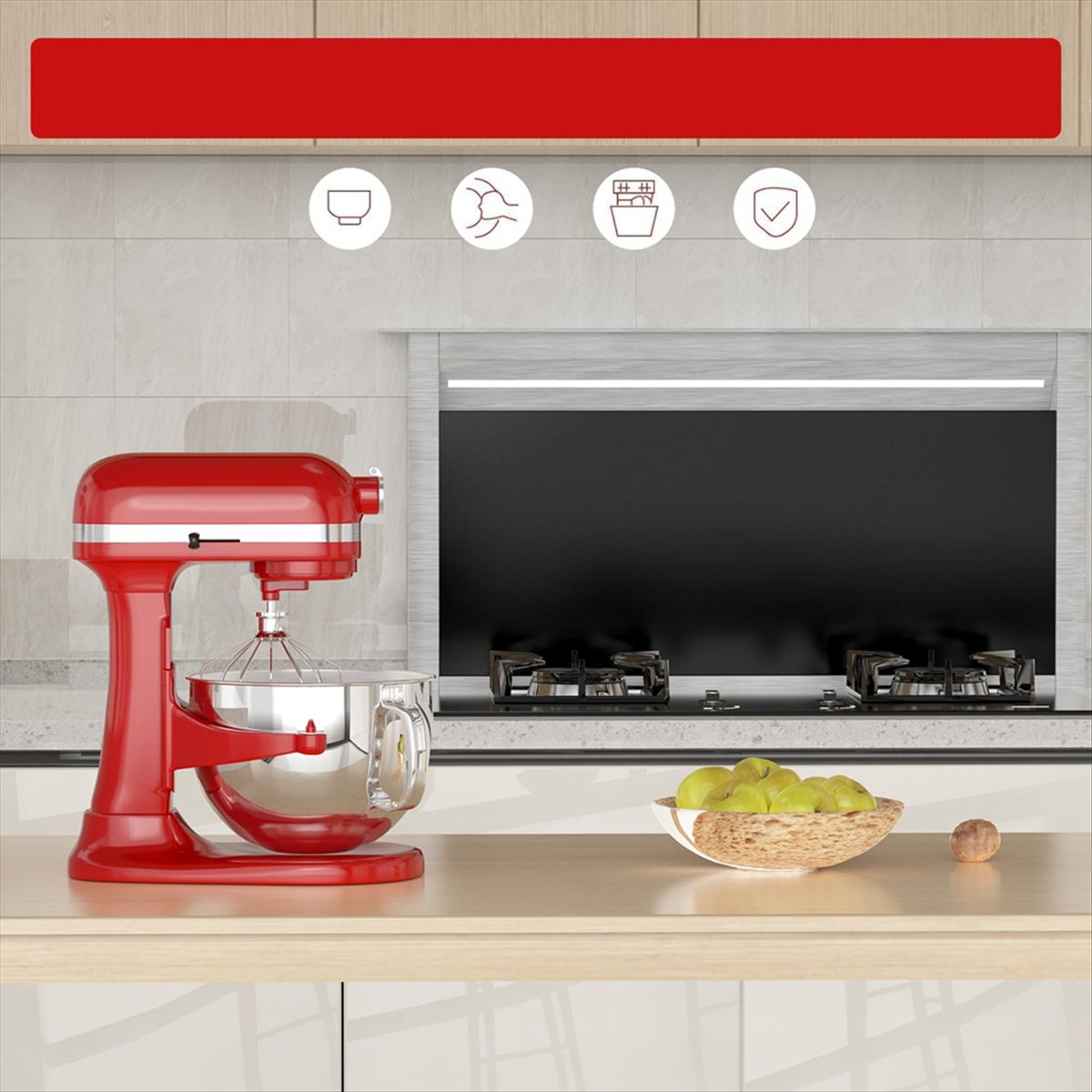 Tigela misturadora de aço inox - Stand Mixer Bowl avaliação e preço
