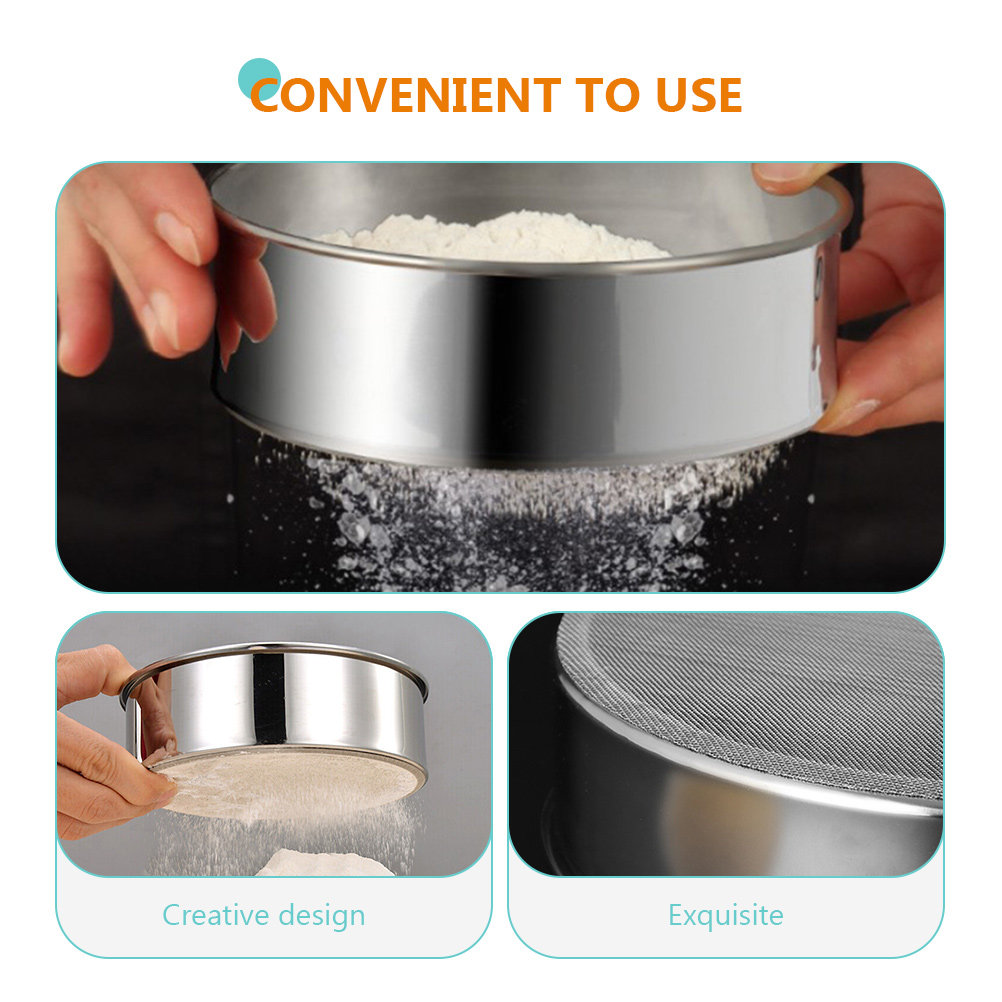 Conjunto de 3 Peneiras de Fari - Kitchen Baking Utensils avaliação e preço
