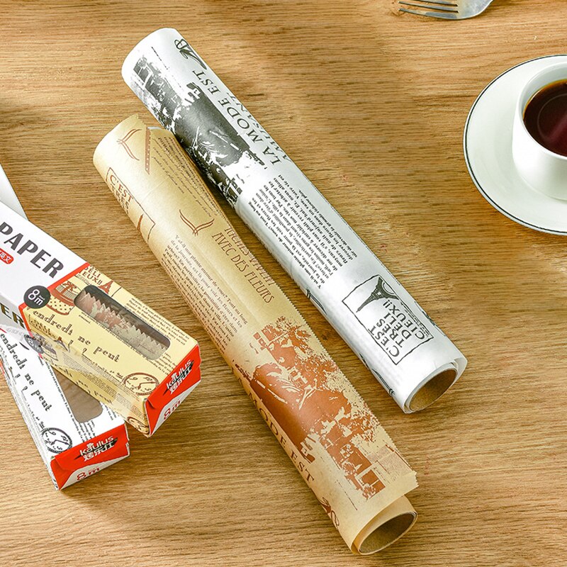 Rolo de papel absorvente de ól - Kitchen Baking Paper avaliação e preço