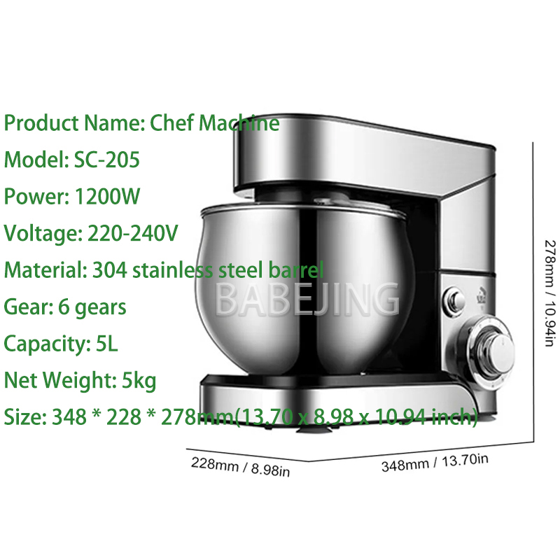 Máquina Comercial Automática d - Stand Mixer Bowl avaliação e preço