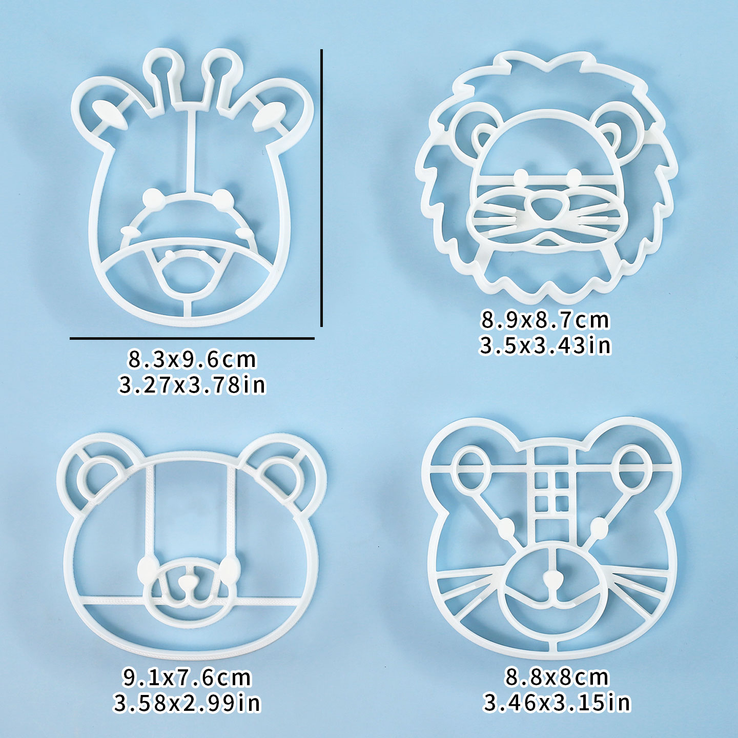 Conjunto de 4 Cortadores de Bi - Kitchen Baking Cookies avaliação e preço