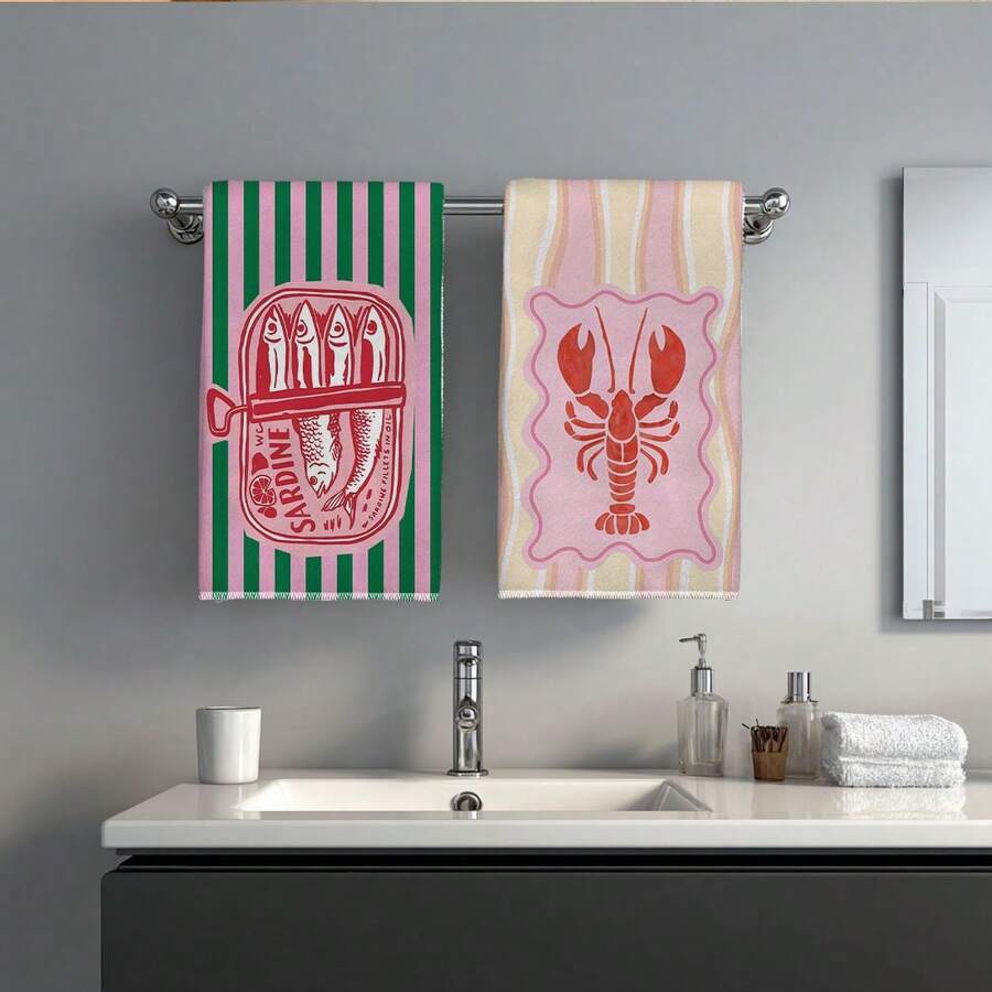 Conjunto de 2 Toalhas de Cozin - Kitchen Baking Cloth avaliação e preço