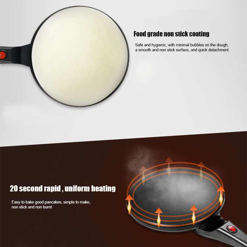 Máquina Elétrica de Crepes e P - Kitchen Baking Machine avaliação e preço