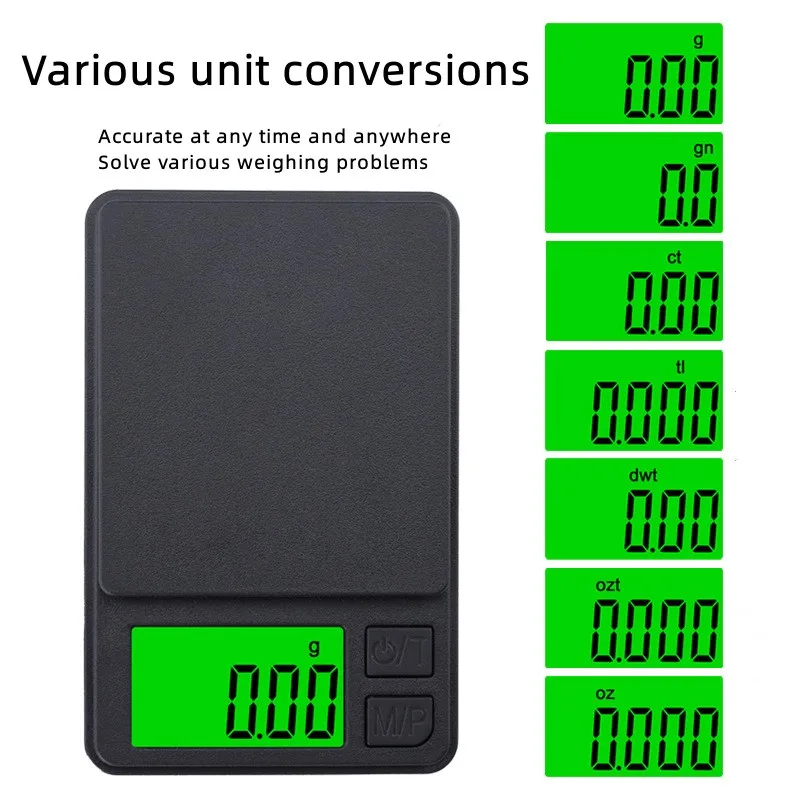 200/500/1000g 0.01g mini balan - Kitchen Scale Precise avaliação e preço