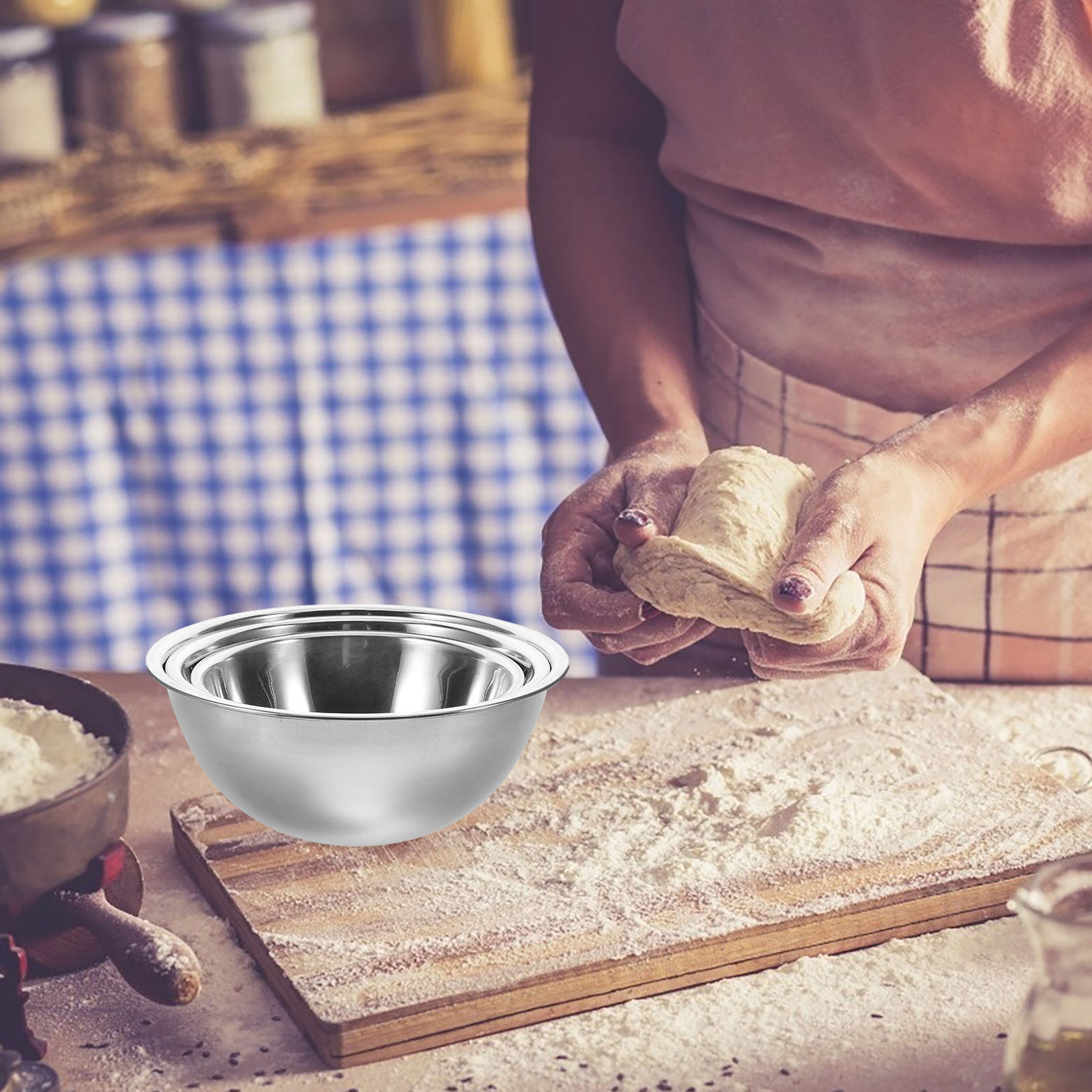 Conjunto de 3 Tigelas de Mistu - Baking (Kitchen Ingredient) avaliação e preço