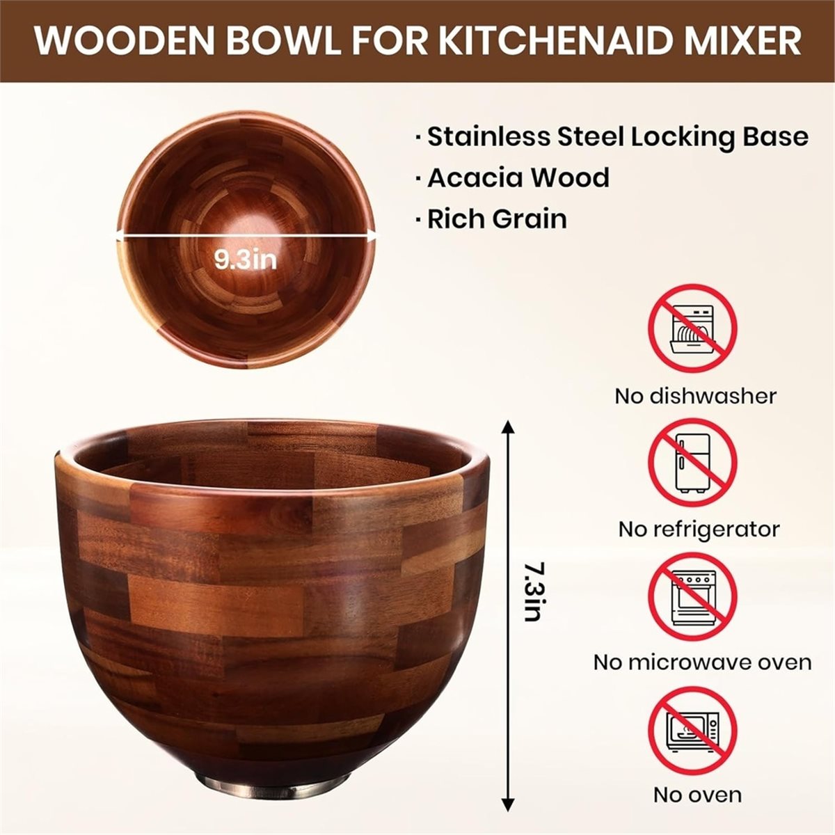 Atualização. Tigela de Mistura - Stand Mixer Bowl avaliação e preço