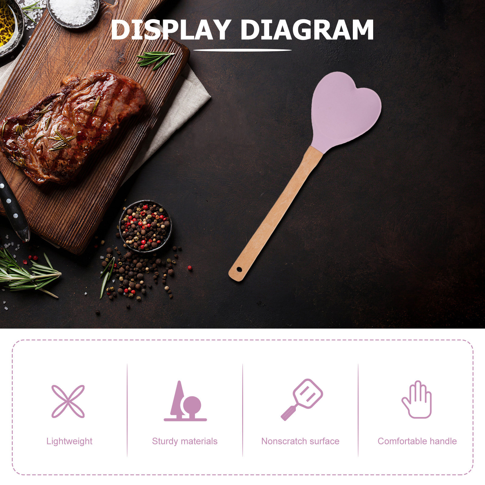 Espátula de Silicone em Format - Kitchen Baking Utensils avaliação e preço