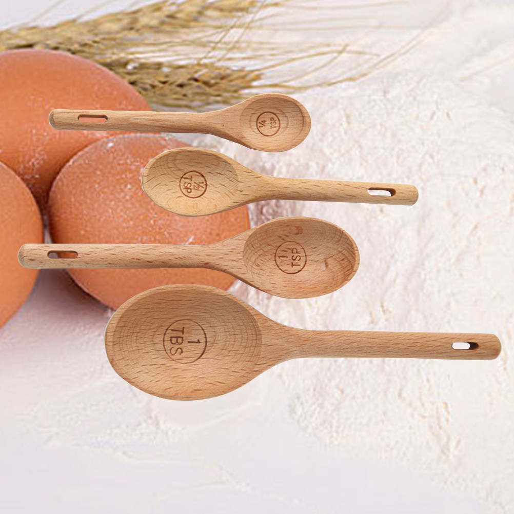Conjunto de 4 Colheres Medidor - Baking (Kitchen Ingredient) avaliação e preço